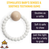 Teether and Rattle - Set of 2